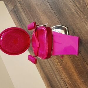 American GIRL  Pink Glitter Doll Salon Chair